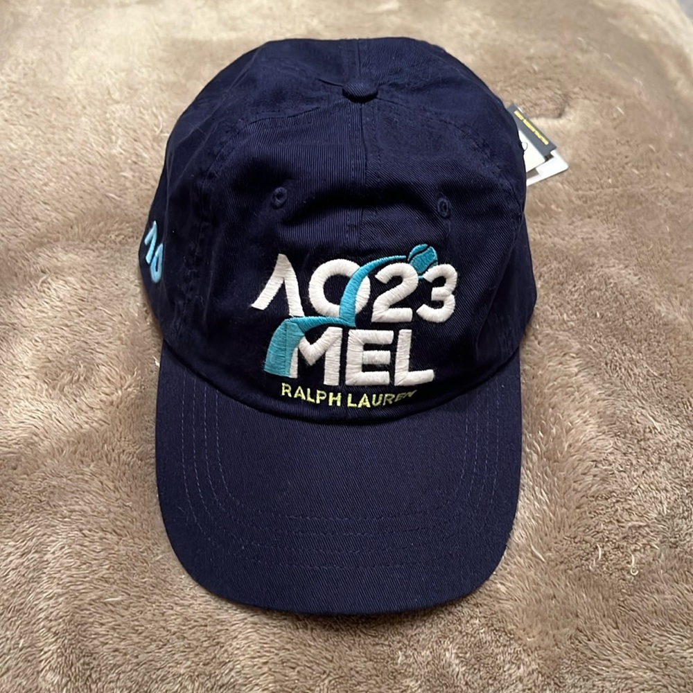 New mens POLO RALPH LAUREN 2023 Australia Open adjustable hat.
